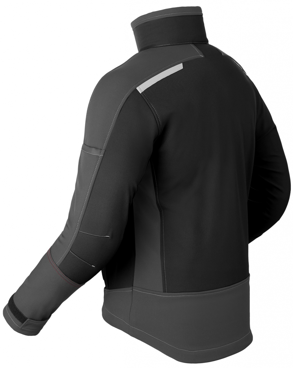 HAVEP-Softshell-Jacke, 320 g/m², schwarz/kohlengrau