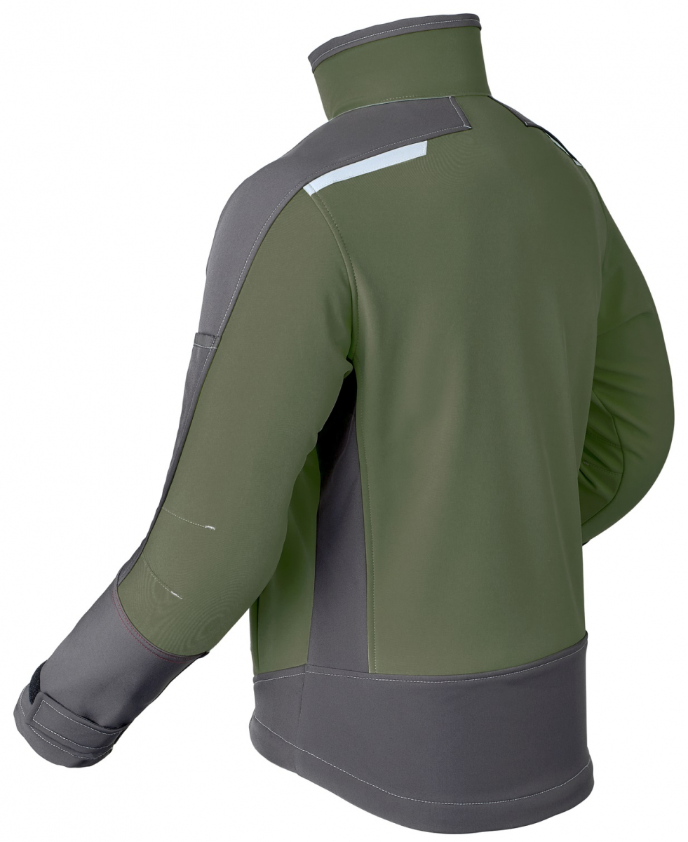 HAVEP-Softshell-Jacke, 320 g/m², waldgrün/kohlengrau