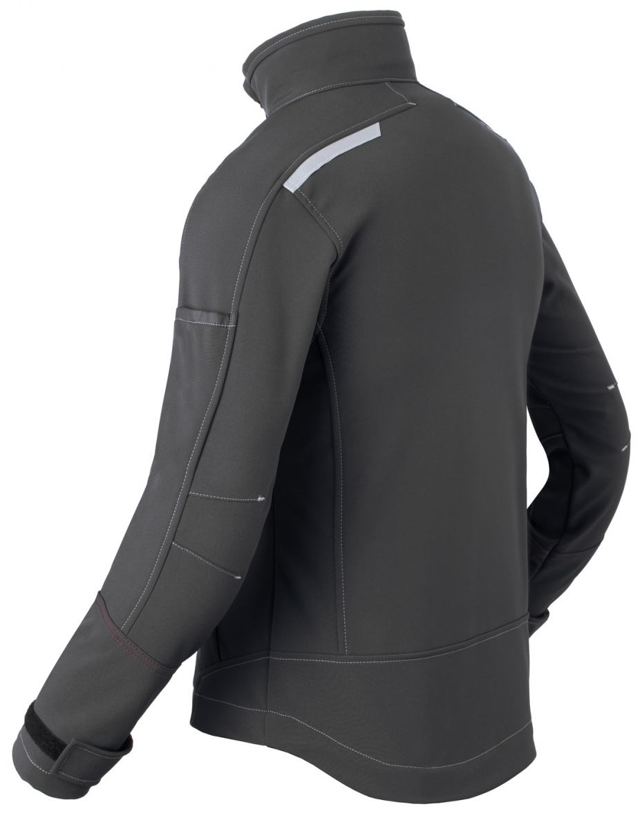 HAVEP-Damen-Softshell Jacke, 320 g/m², kohlengrau