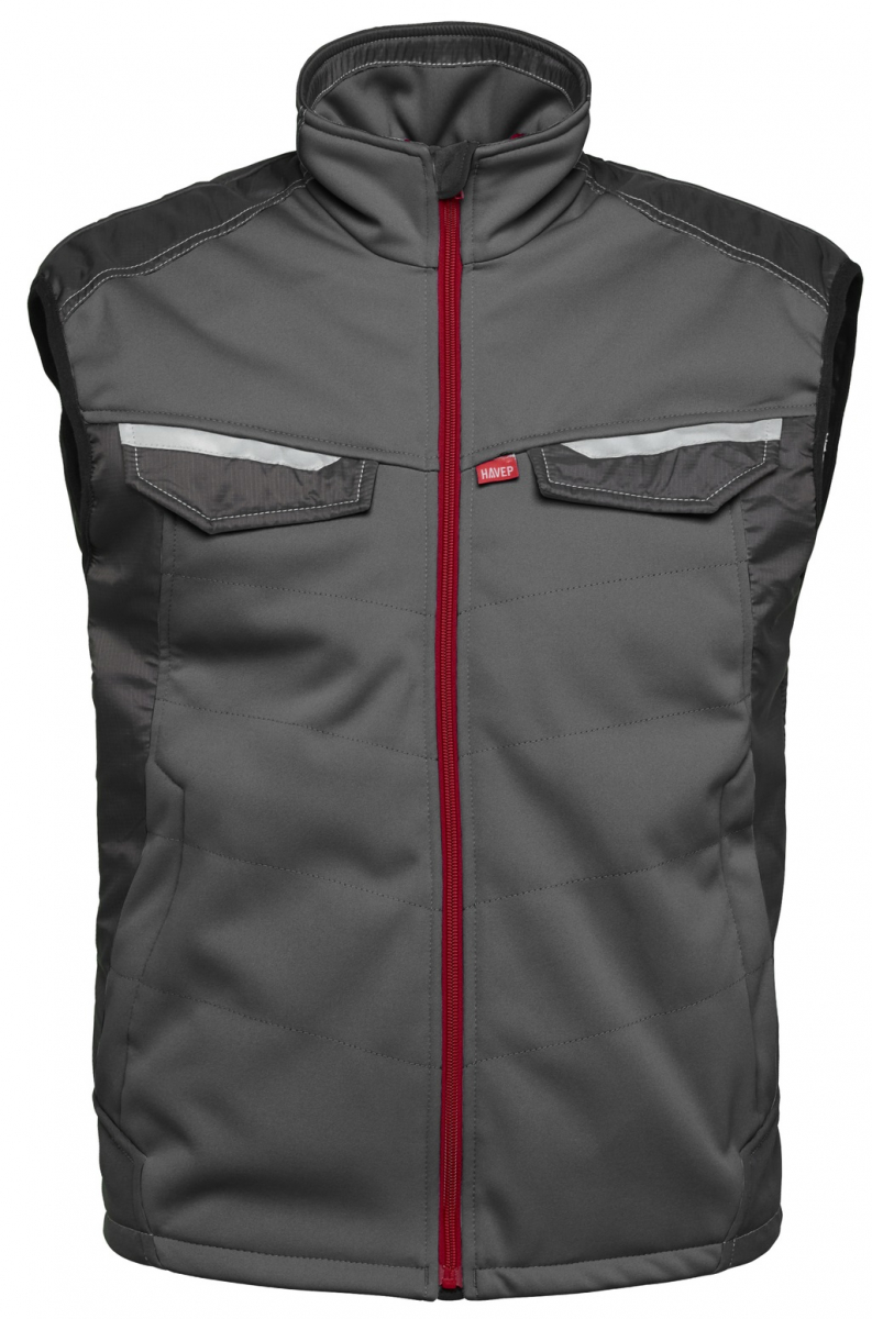 HAVEP-Bodywärmer, 320 g/m², kohlengrau
