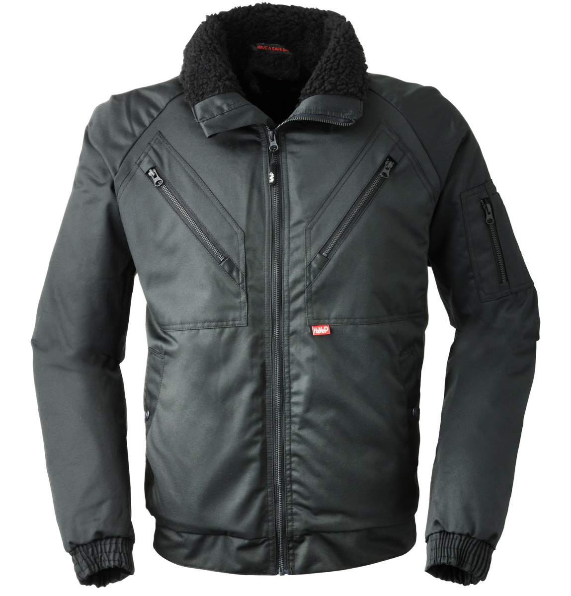 HAVEP-Piloten-Jacke, 240 g/m², schwarz