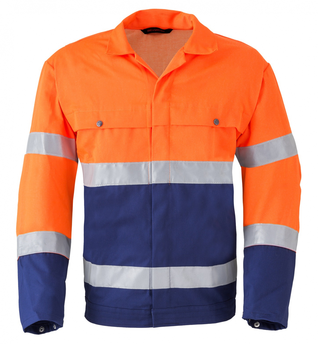 HAVEP-Warnschutz-Blousonjacke, 290 g/m, marine/fluor-orange