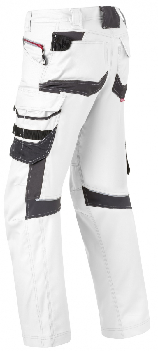 HAVEP-Bundhose, 260 g/m², weiß/charcoal grau