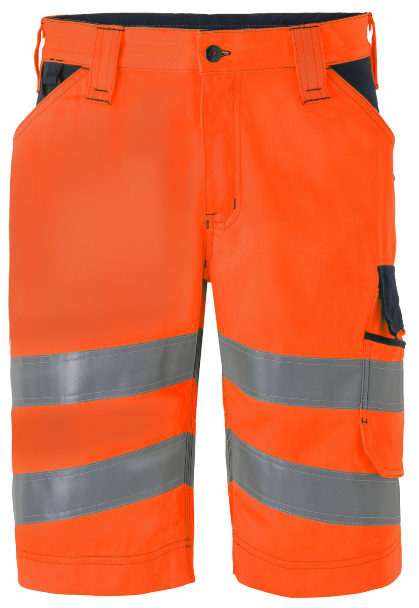 HAVEP-Warnschutz-Bermuda, 290 g/m, fluor-orange/marine