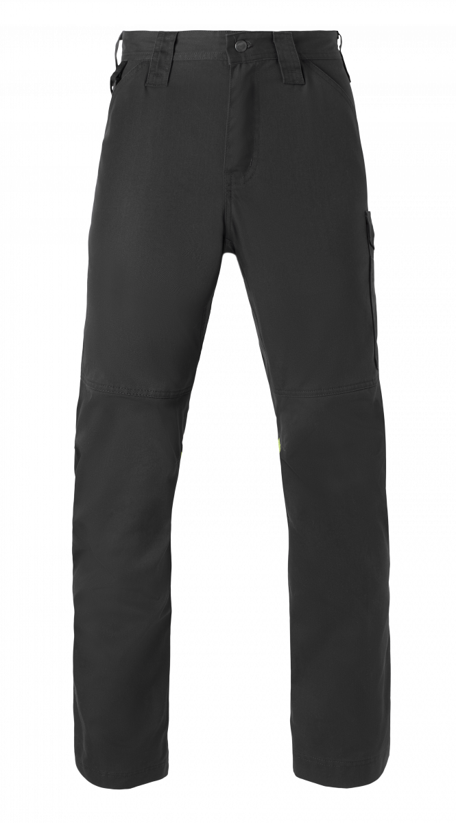 HAVEP-Shift, Bundhose mit Knietaschen, kohlengrau/leuchtgelb