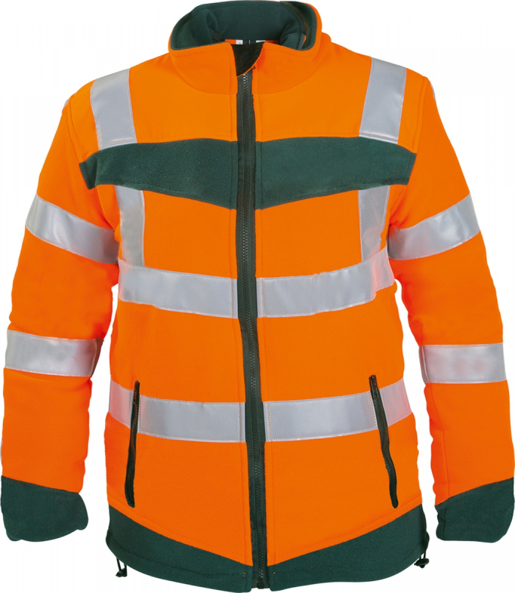 WATEX-Warnschutz, Fleece-Jacke, 320 g/m, leuchtorange/grn
