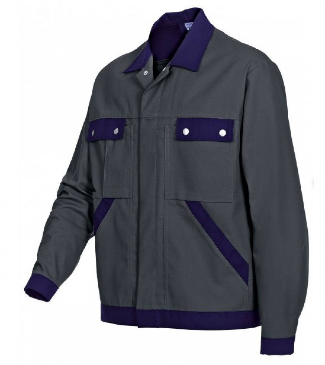 BP-Workwear, Arbeits-Berufs-Bund-Jacke, Blouson Cotton Plus, dunkelgrau/dunkelblau