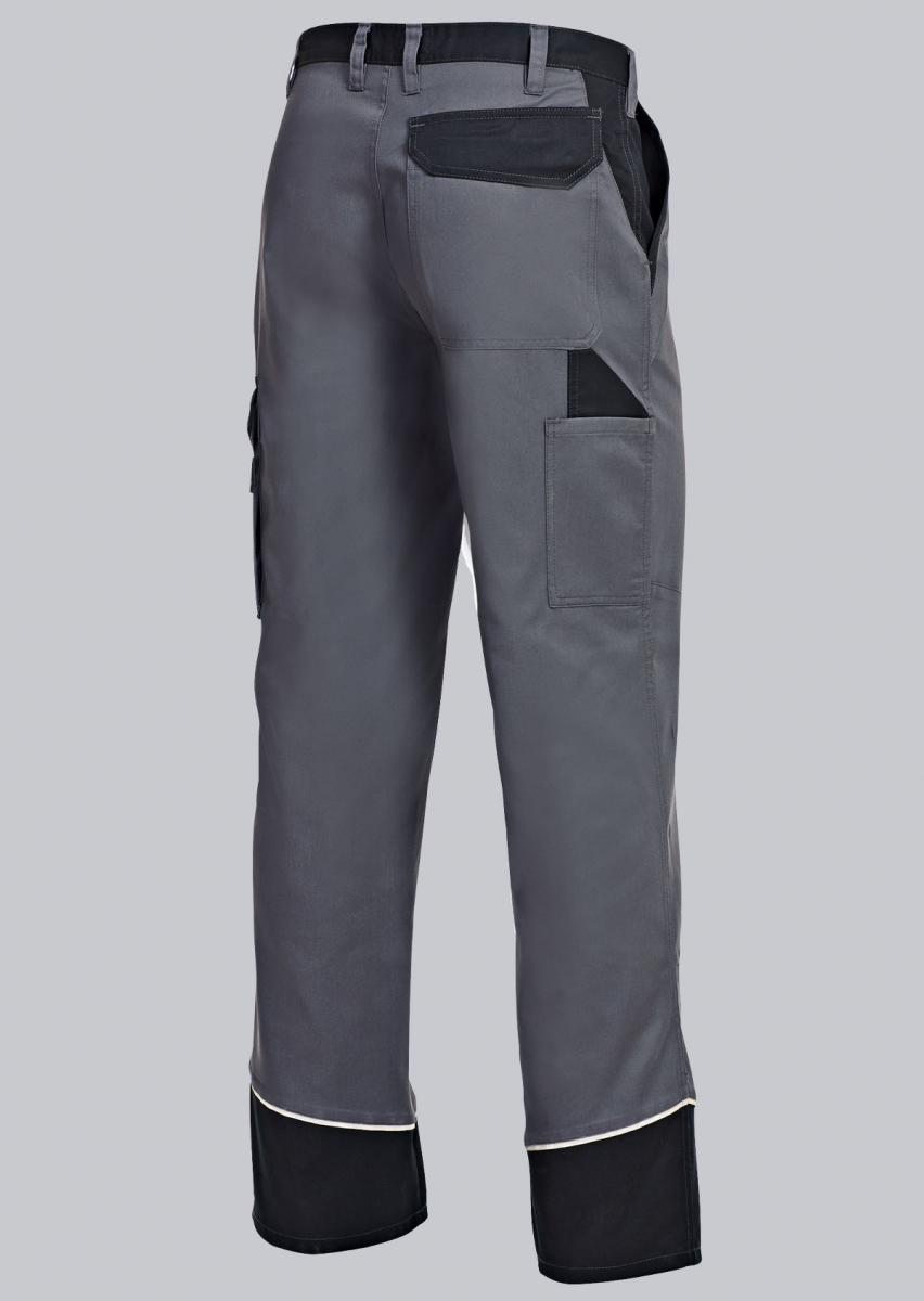 BP-Workwear, Arbeits-Berufs-Bund-Hose, dunkelgrau/schwarz