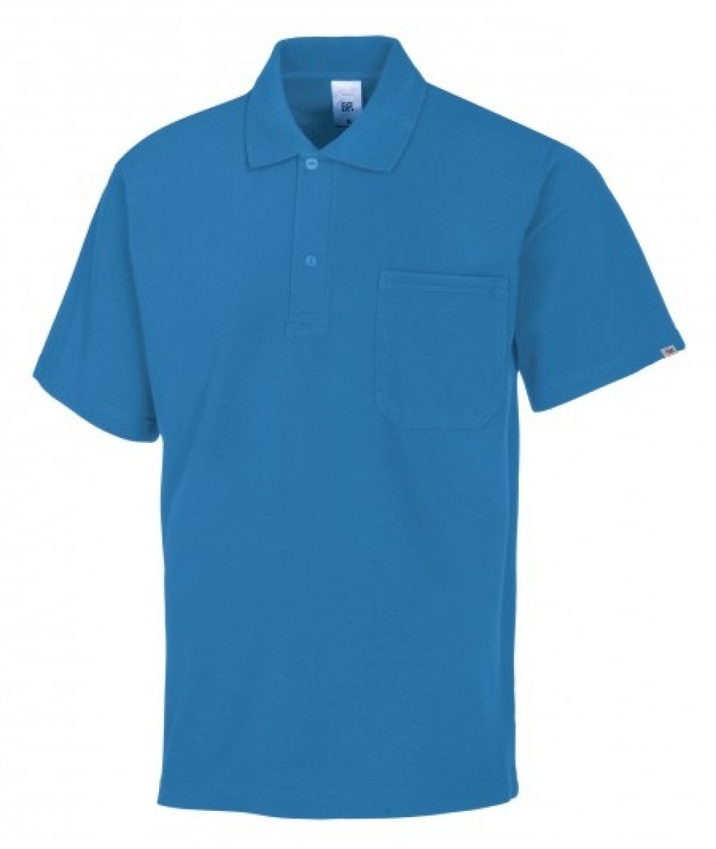 BP-Worker-Shirts, Poloshirt fr Sie & Ihn, ca. 220g/m, azurblau