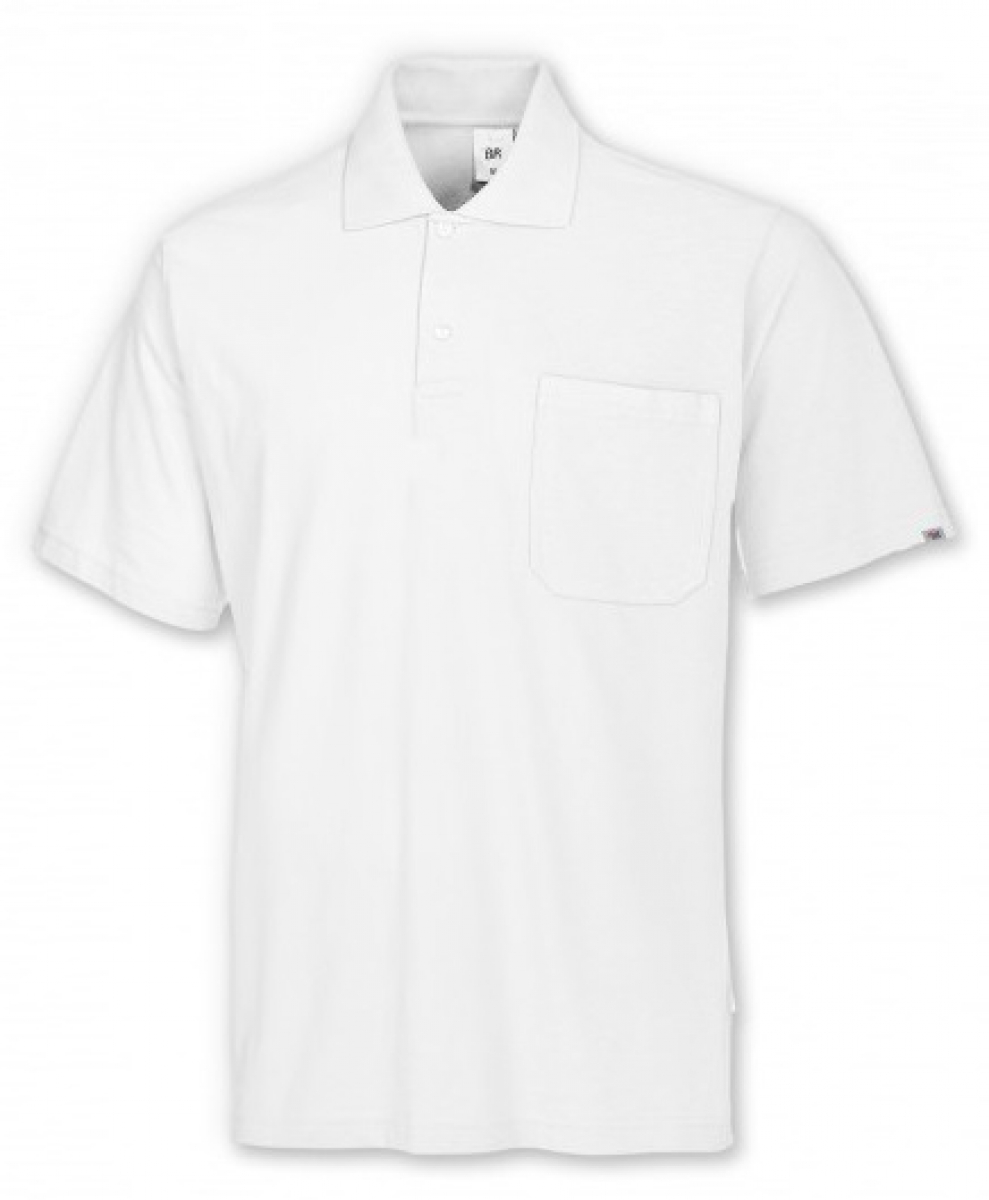 BP-Worker-Shirts, Poloshirt für Sie & Ihn, ca. 220g/m², weiß