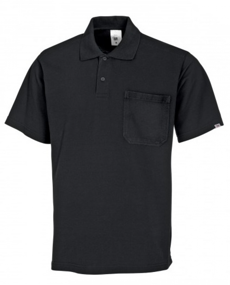 BP-Worker-Shirts, Poloshirt für Sie & Ihn, ca. 220g/m², schwarz
