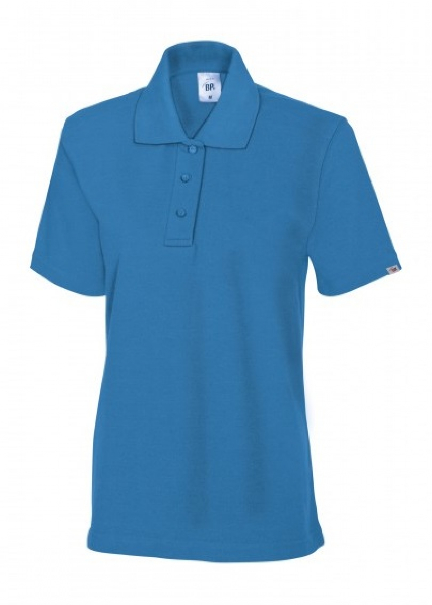 BP-Worker-Shirts, Damen-Poloshirt, ca. 220g/m², azurblau