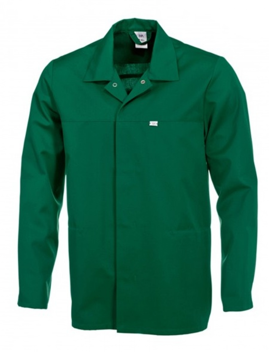 BP-Workwear, Food-Arbeits-Berufs-Jacke für Sie & Ihn, HACCP-Hygiene-Bekleidung, mittelgrün