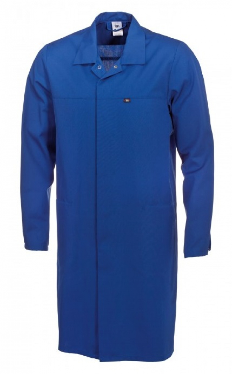 BP-Workwear, Hygiene, Food-Arbeits-Berufs-Mantel, Kittel, HACCP-Bekleidung, ca. 210g/m², königsblau