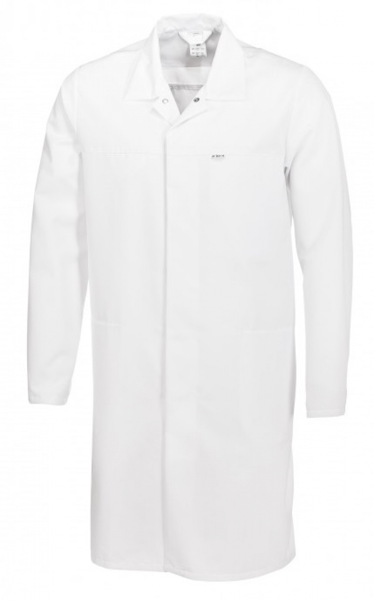 BP-Workwear, Hygiene, Food-Arbeits-Berufs-Mantel, HACCP-Bekleidung, ca. 210g/m², weiß