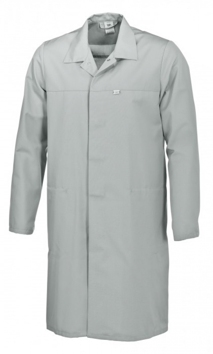 BP-Workwear, Hygiene, Food-Arbeits-Berufs-Mantel, HACCP-Bekleidung, ca. 210g/m², hellgrau