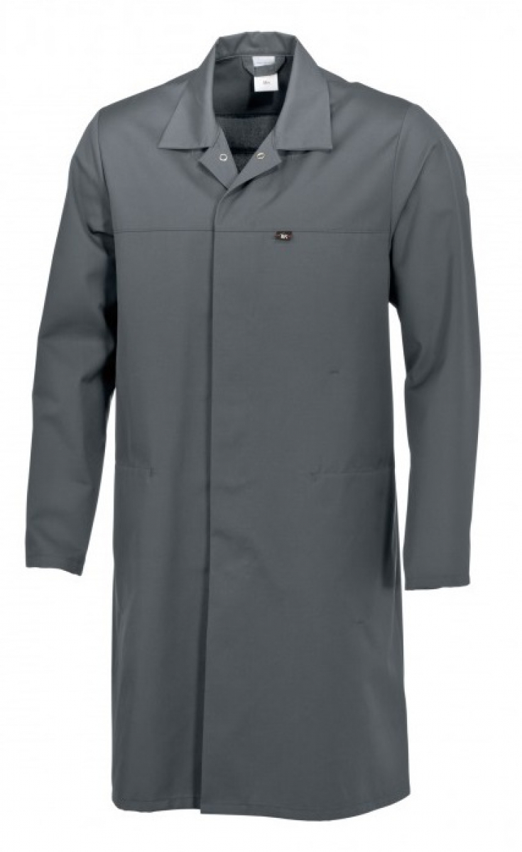 BP-Workwear, Hygiene, Food-Arbeits-Berufs-Mantel, HACCP-Bekleidung, ca. 210g/m², dunkelgrau