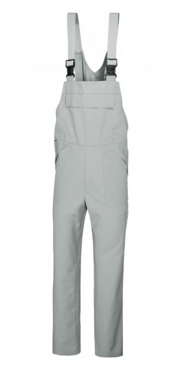 BP-Workwear, Hygiene, Food-Arbeits-Berufs-Funktions-Latz-Hose, HACCP-Bekleidung, ca. 245g/m², hellgrau
