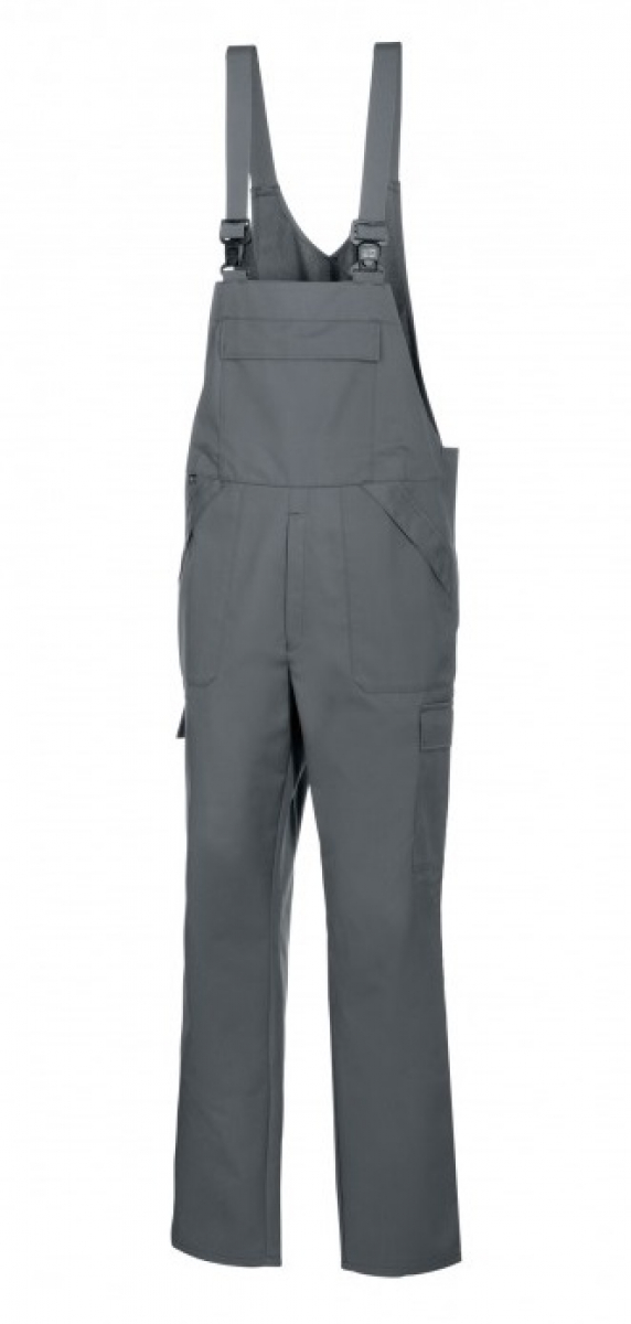 BP-Workwear, Hygiene, Food-Arbeits-Berufs-Funktions-Latz-Hose, HACCP-Bekleidung, ca. 245g/m², dunkelgrau