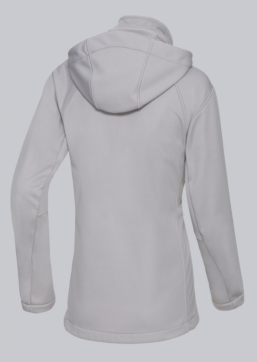 BP-Workwear, Damen-Softshelljacke, hellgrau