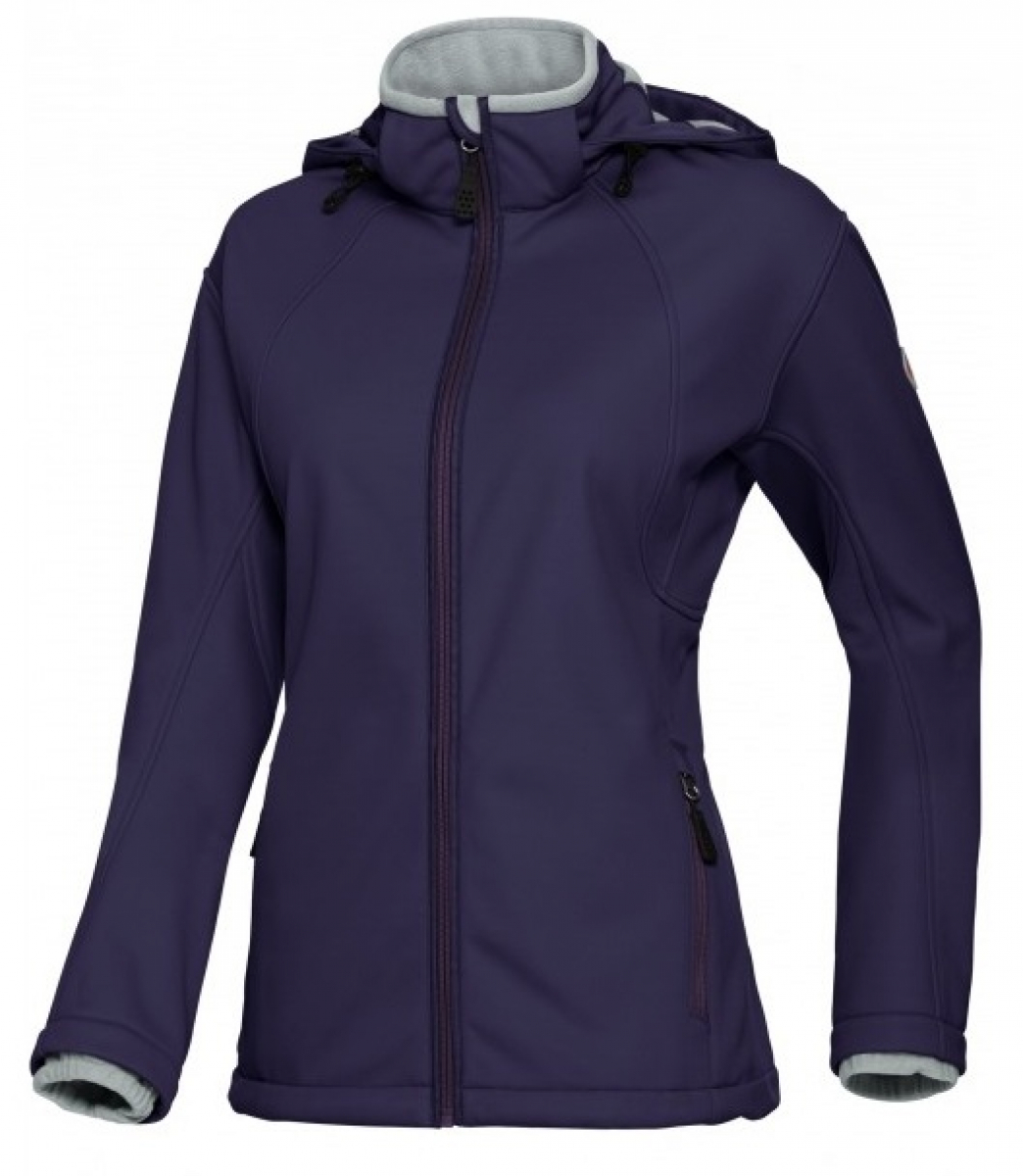 BP-Workwear, Damen-Softshelljacke, aubergine