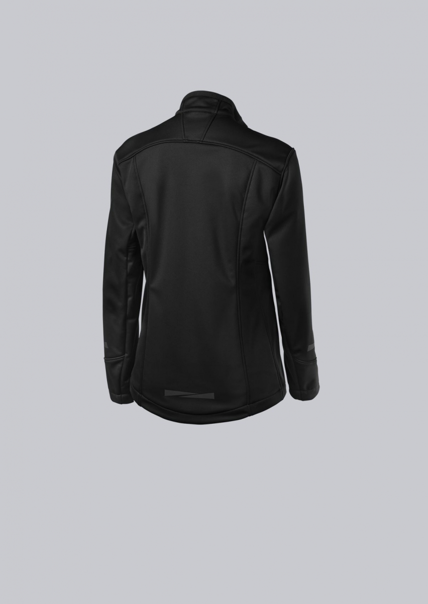 BP-Workwear, Damen-Softshelljacke, 255 g/m², schwarz