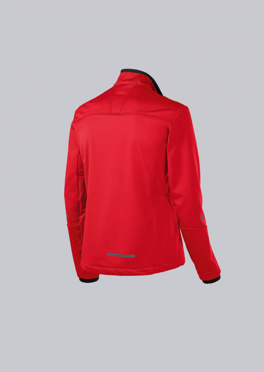 BP-Workwear, Softshelljacke, 255 g/m², rot