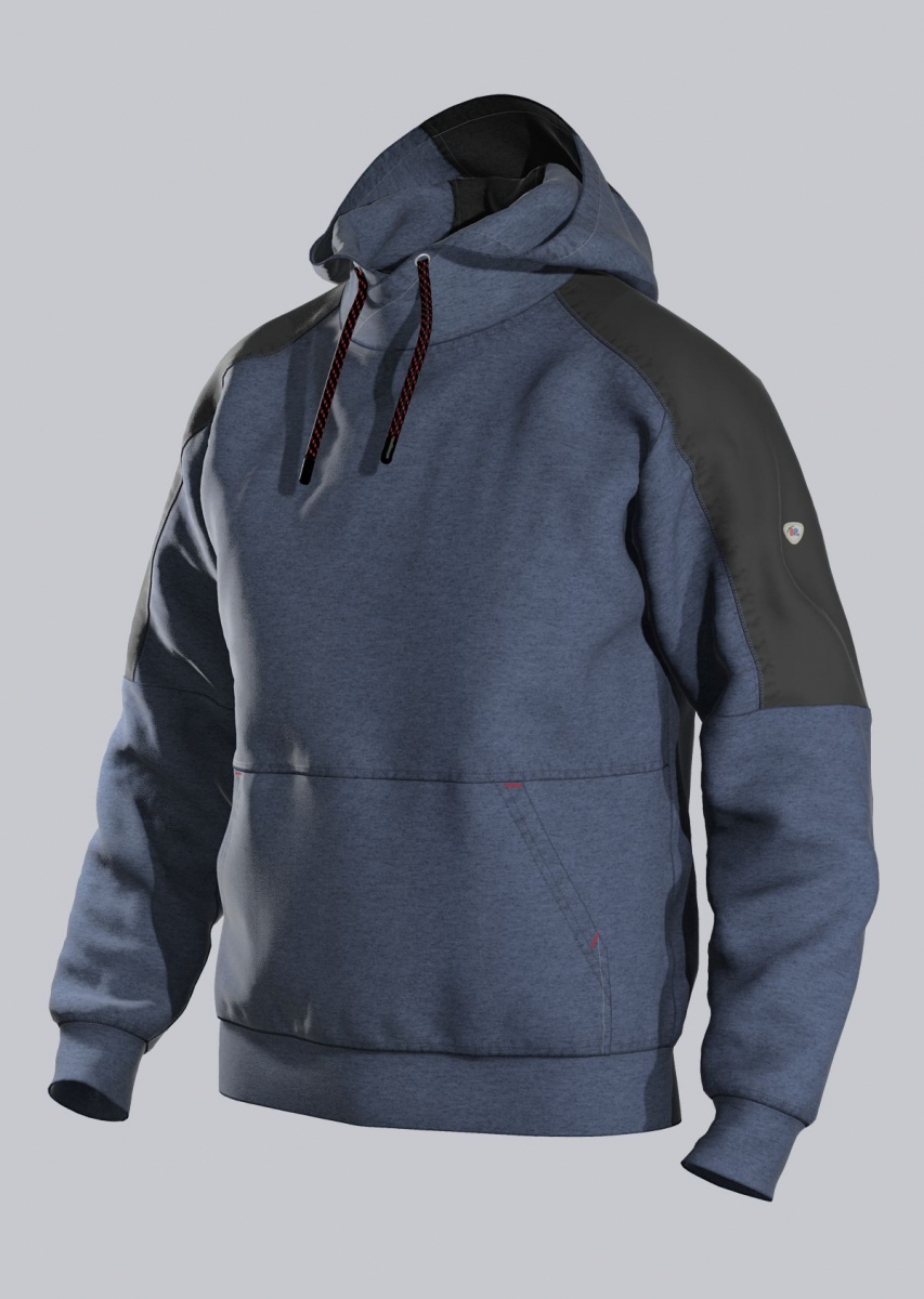 BP- SWEATSHIRT, mit Kapuze, langarm, Farbe: schwarz