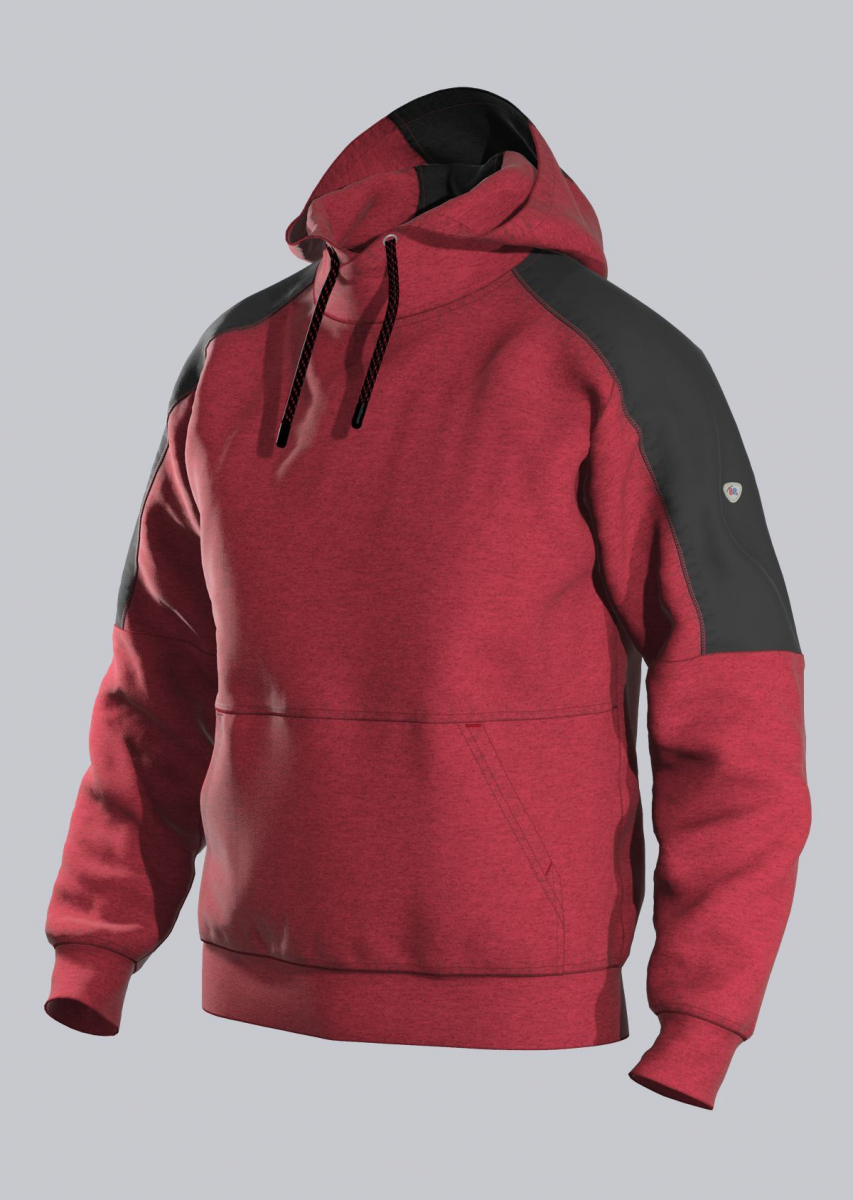 BP- SWEATSHIRT, mit Kapuze, langarm, Farbe: schwarz