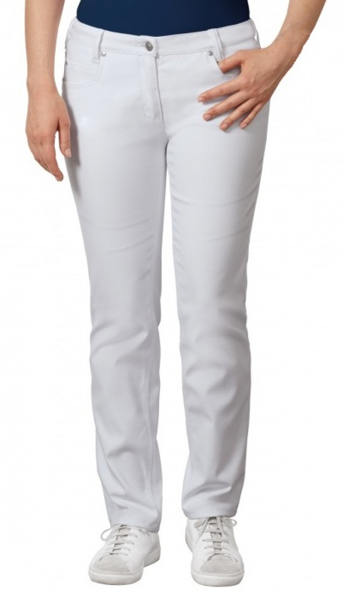 BP-Workwear, Damenjeans, ca. 300g/m², weiß