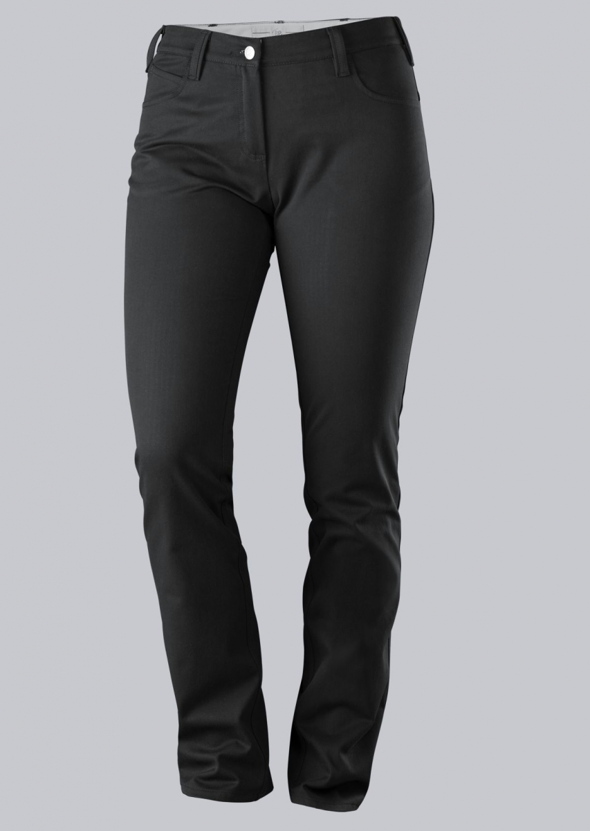 BP-Workwear, Arbeitshose, DAMEN-RHRE, Stretch, Five-Pocket-Jeans, Farbe: schwarz