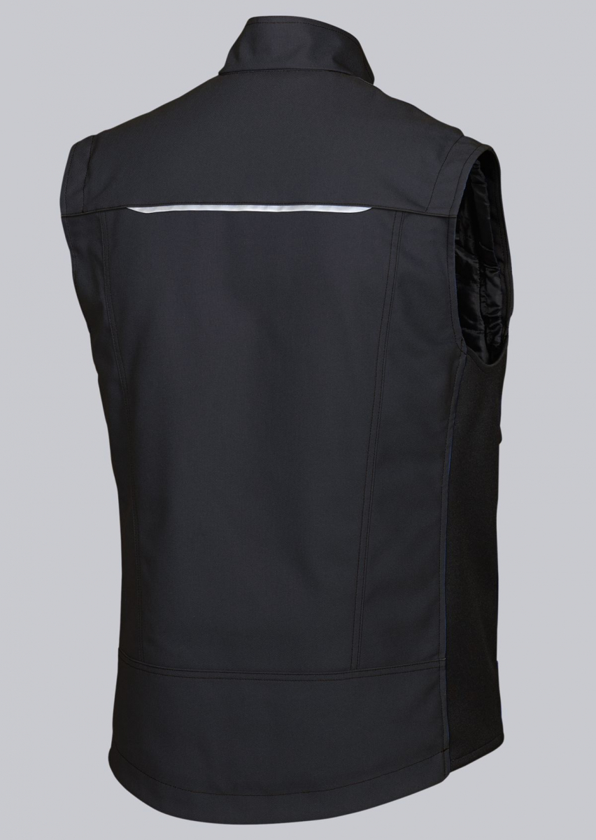 BP-Workwear, Kälte-Schutz, Thermo-Arbeits-Weste, schwarz/dunkelgrau