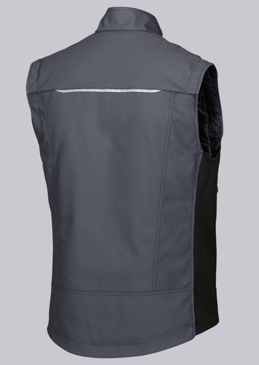 BP-Workwear, Kälte-Schutz, Thermo-Arbeits-Weste, dunkelgrau/schwarz