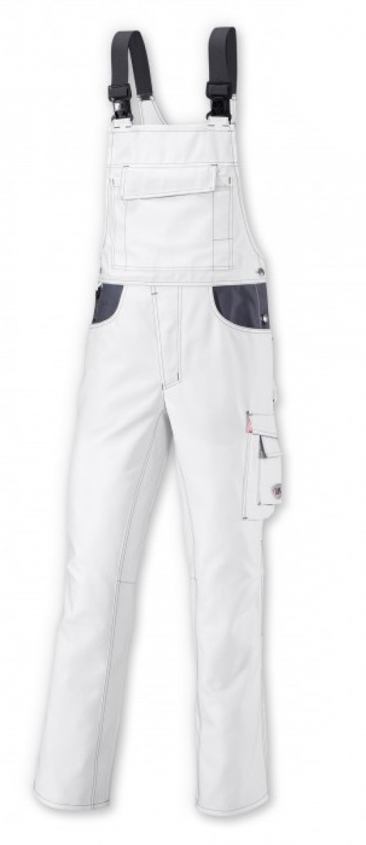 BP-Workwear, Arbeits-Berufs-Latz-Hose, weiß