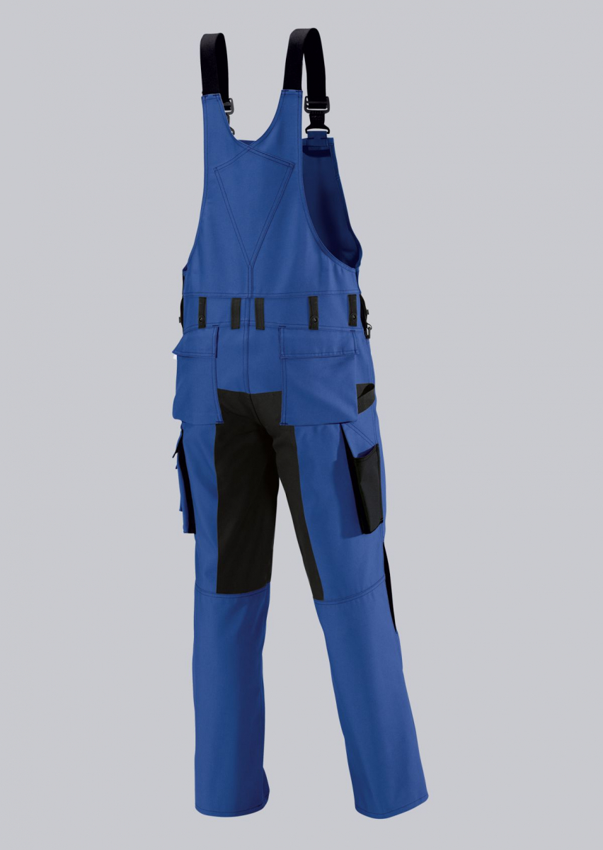 BP-Workwear, Arbeits-Berufs-Latz-Hose, ca. 295g/m², königsblau/schwarz