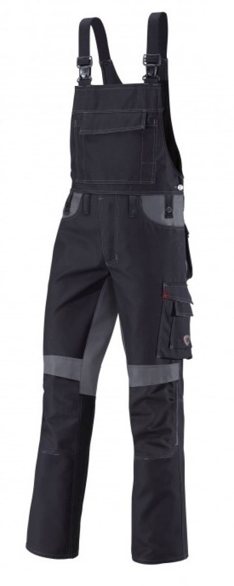 BP-Workwear, Arbeits-Berufs-Latz-Hose, ca. 295g/m, schwarz/dunkelgrau