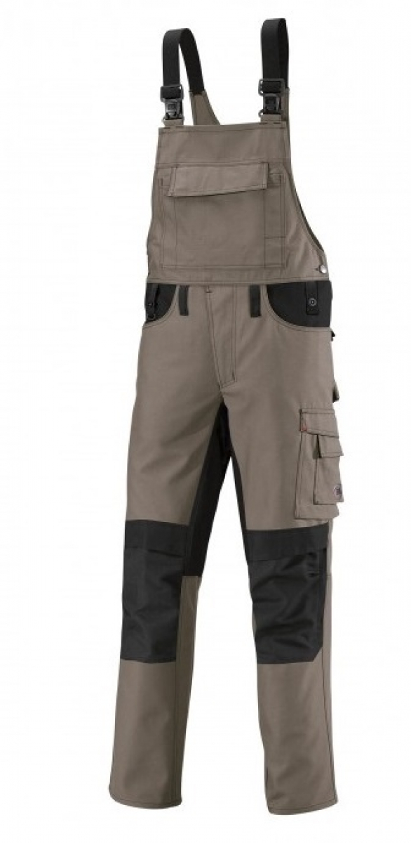 BP-Workwear, Latzhose, ca. 295g/m², walnus/schwarz