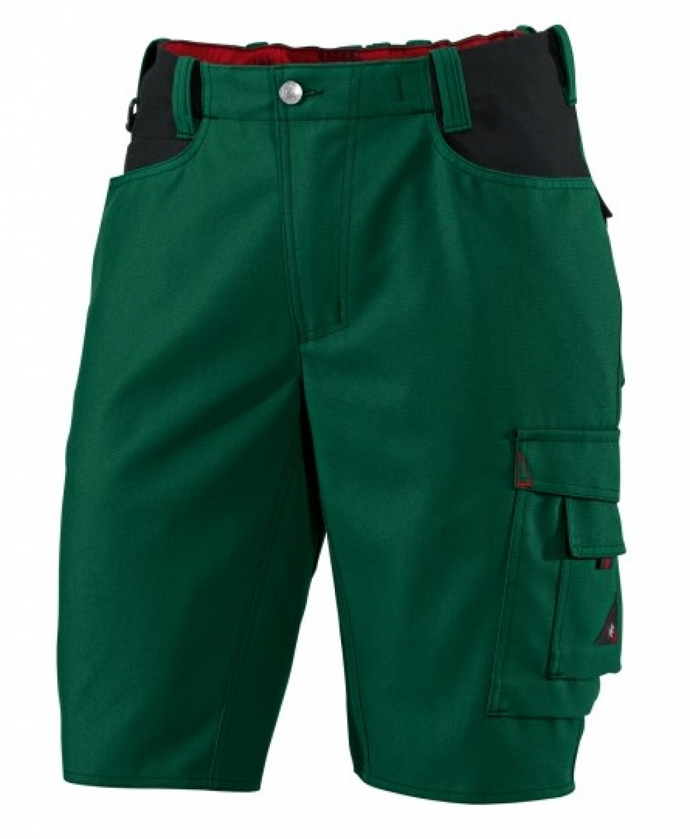 BP-Workwear, Arbeits-Berufs-Shorts, mittelgrün/schwarz