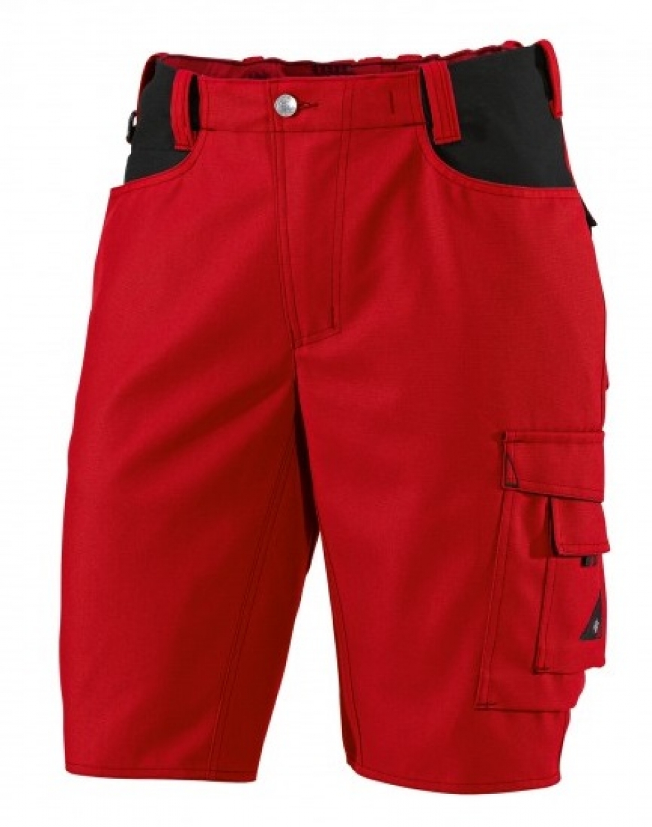 BP-Workwear, Arbeits-Berufs-Shorts, rot/schwarz