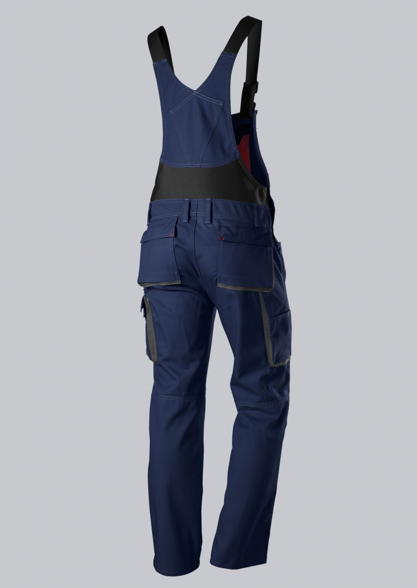 BP-Workwear, Arbeits-Berufs-Latz-Hose, nachtblau/anthrazit