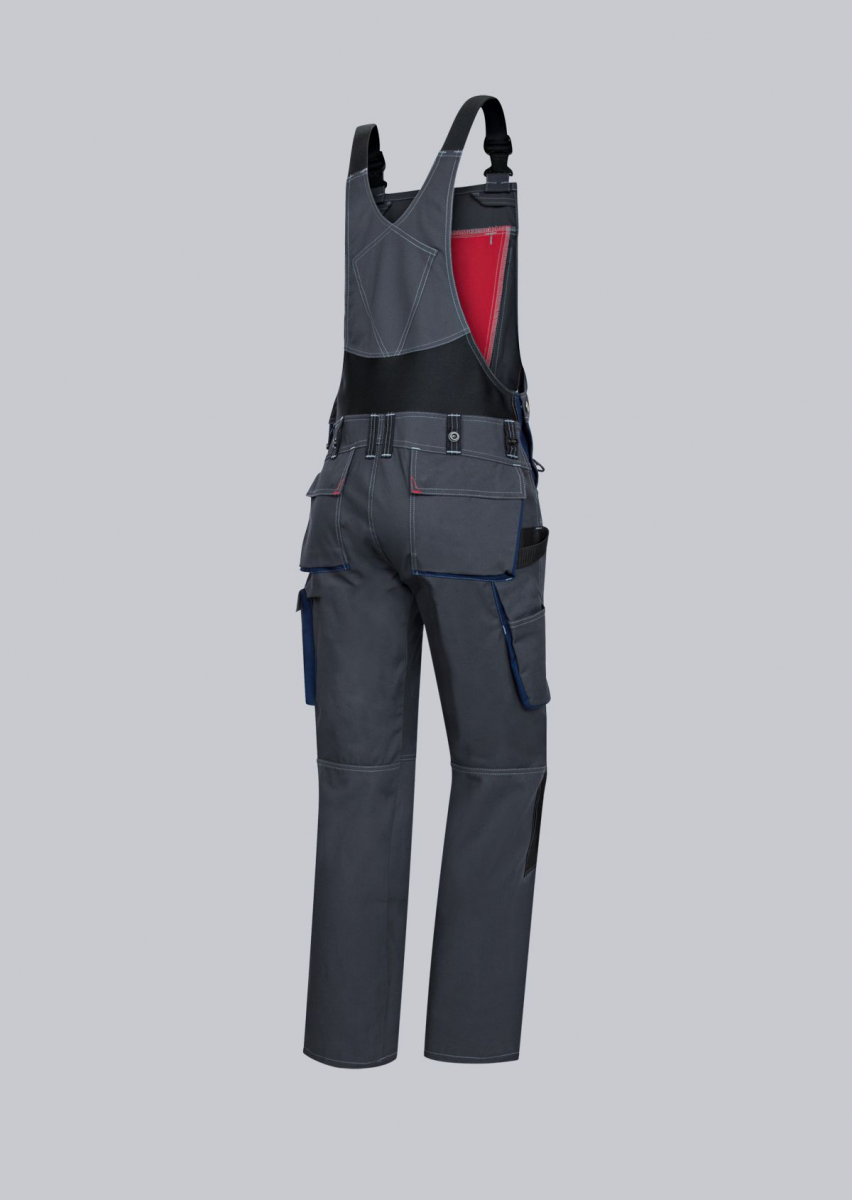 BP-Workwear, Arbeits-Berufs-Latz-Hose, ca. 305g/m², anthrazit/nachtblau