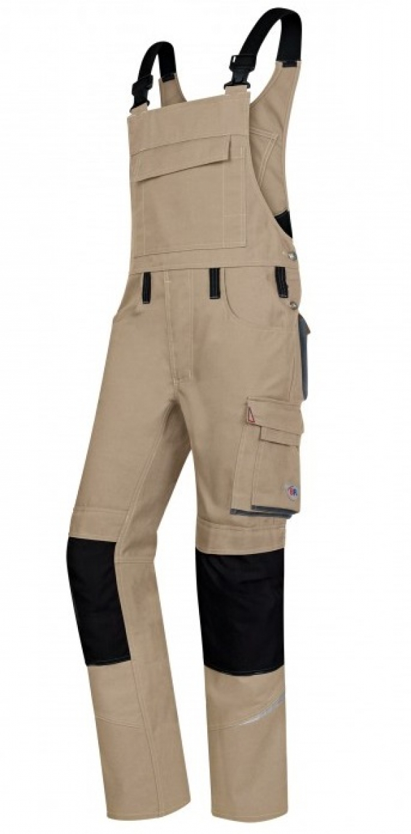 BP-Workwear, Latzhose, ca. 305g/m, sahara/anthrazit