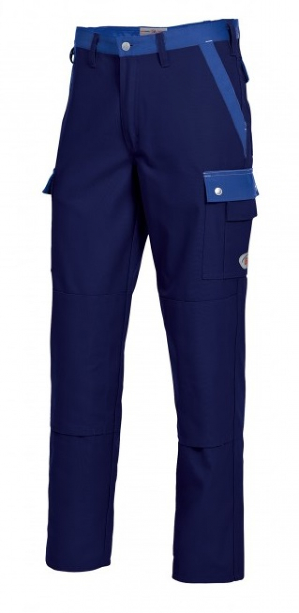 BP-Workwear, Arbeitshose, Berufs-Bund-Hose, Cotton Plus dunkelblau/königsblau