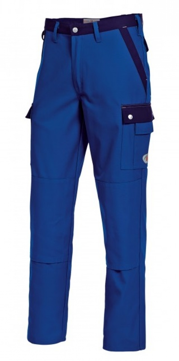 BP-Workwear, Arbeitshose, Berufs-Bund-Hose, Cotton Plus königsblau/dunkelblau