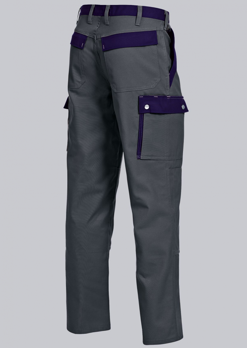 BP-Workwear, Arbeitshose, Berufs-Bund-Hose, Cotton Plus dunkelgrau/dunkelblau