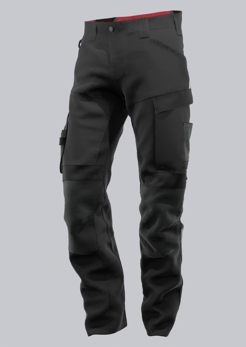 BP-Workwear, Arbeitshose, HYBRID, robust, Stretcheinsätze, Farbe: schwarz