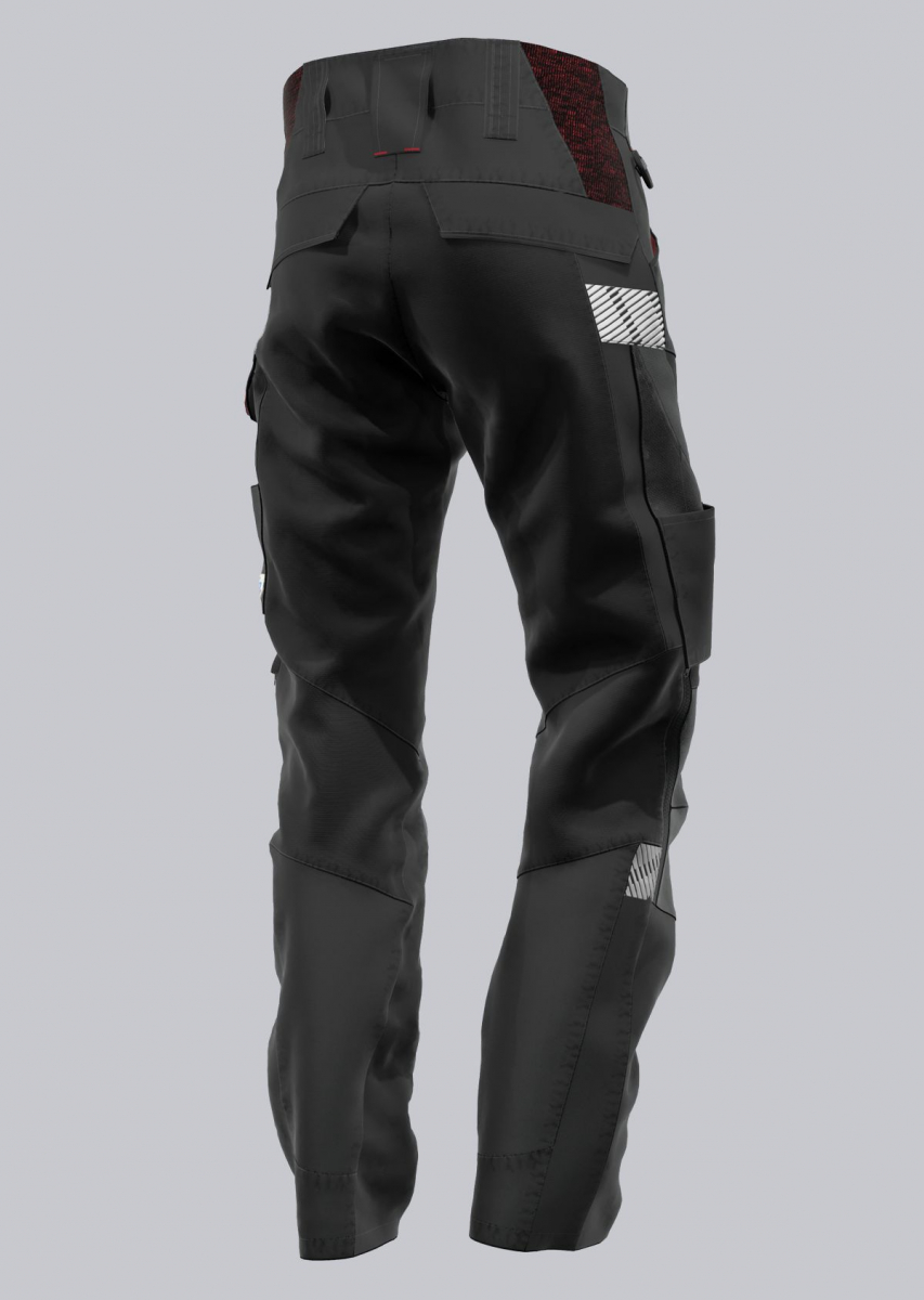 BP-Workwear, Arbeitshose, HYBRID, robust, Stretcheinsätze, Farbe: schwarz