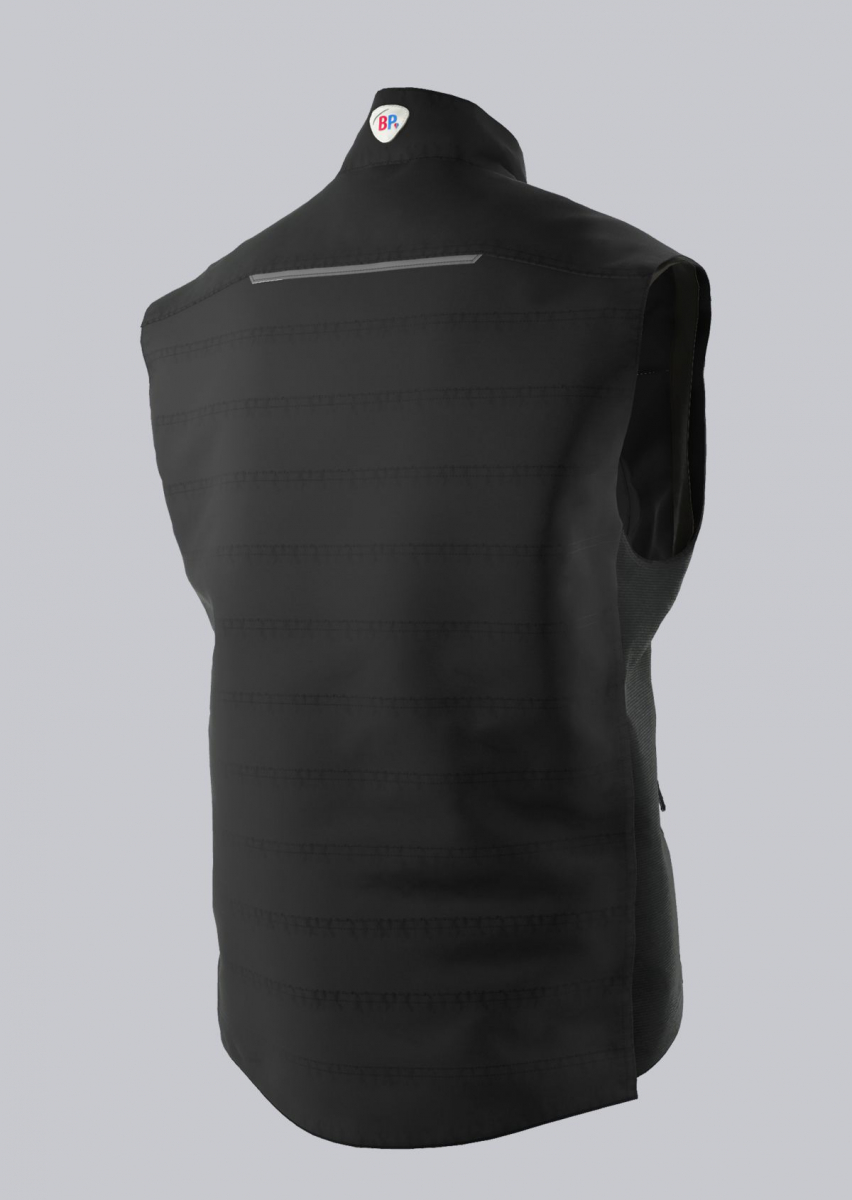 BP-THERMOWESTE, robust, schlanke Silhouette, Farbe: schwarz