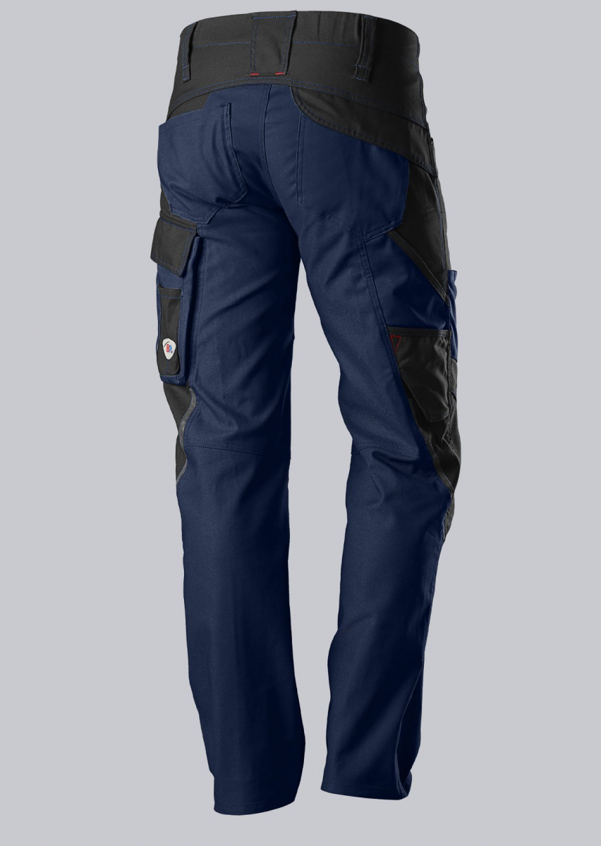 BP-Workwear, Arbeitshose, Bundhose, BPlus Green, nachtblau/schwarz