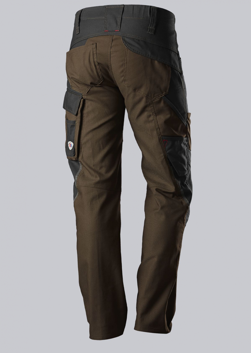 BP-Workwear, Arbeitshose, Bundhose, BPlus Green, braun/schwarz
